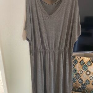 Elegant Gray Women's Dress